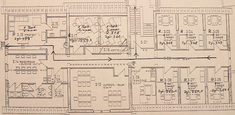 Dachgescho� der Unterkunft in Sasbach